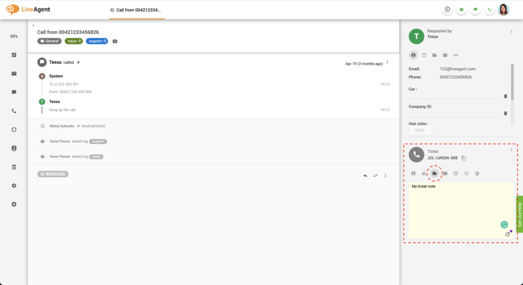 Jegy mező help desk jegyzet
