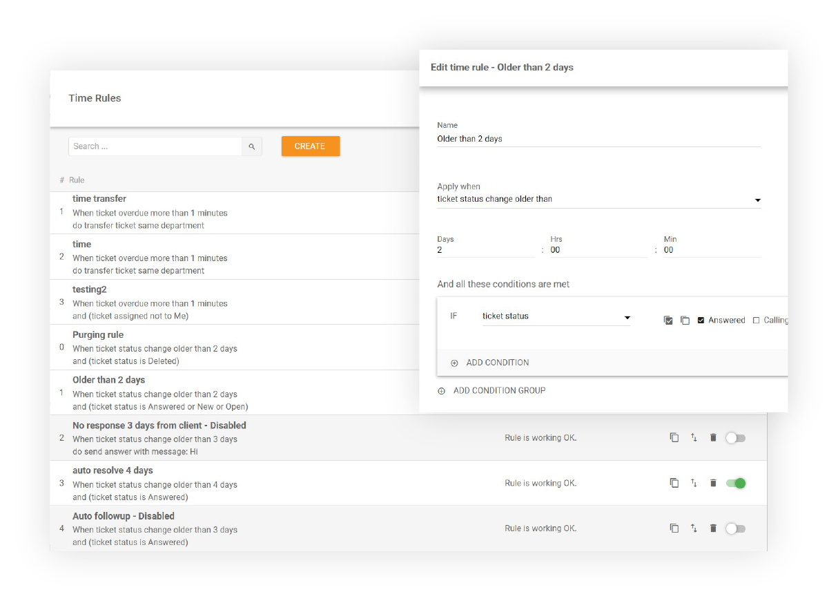 Időszabályok vizualizációja