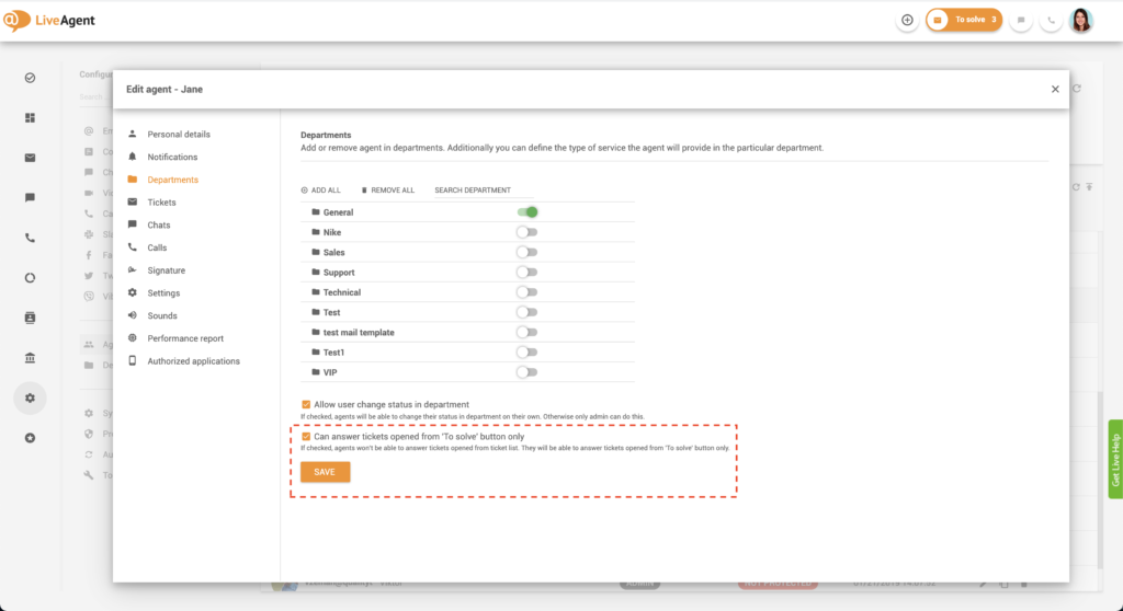 Csak Megoldandó beállítások