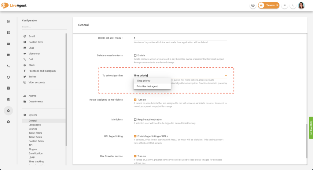 Megoldandó gomb prioritás beállítások