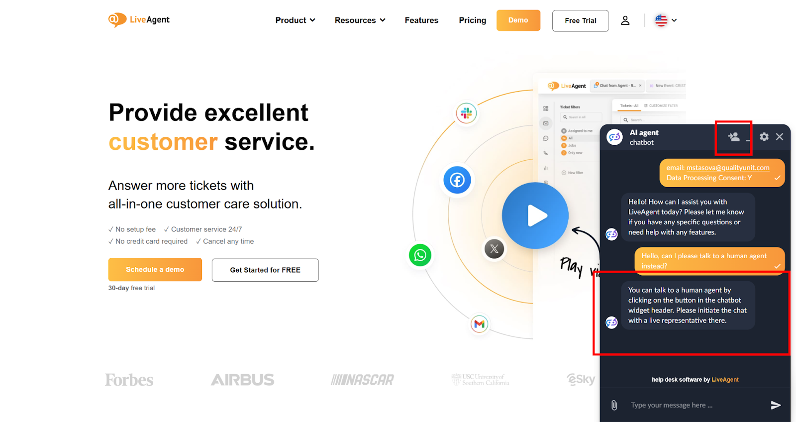 AI Chatbot funkciók