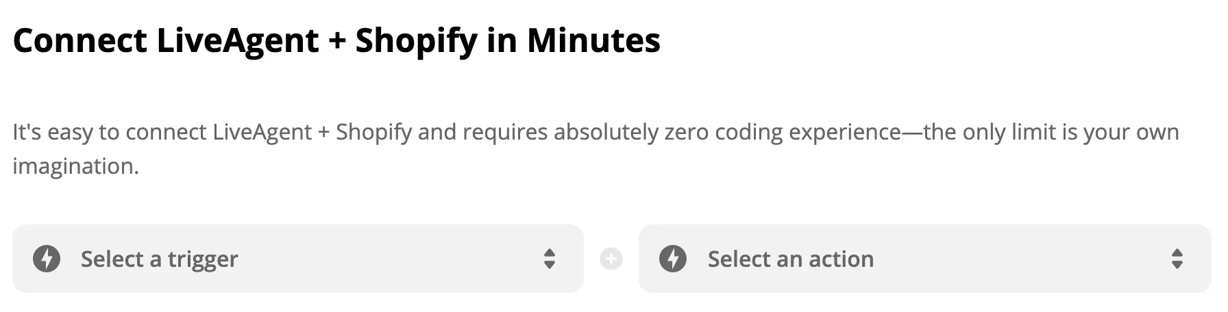 Válassza ki a triggert és a műveletet a Zapier-en