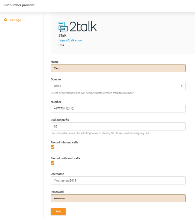 2talk hitelesítési adatok