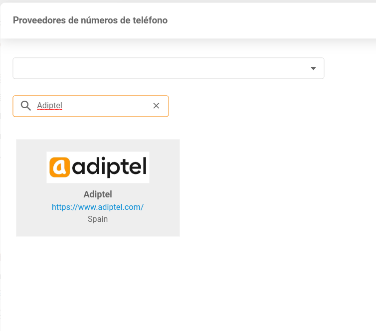 Adiptel keresés