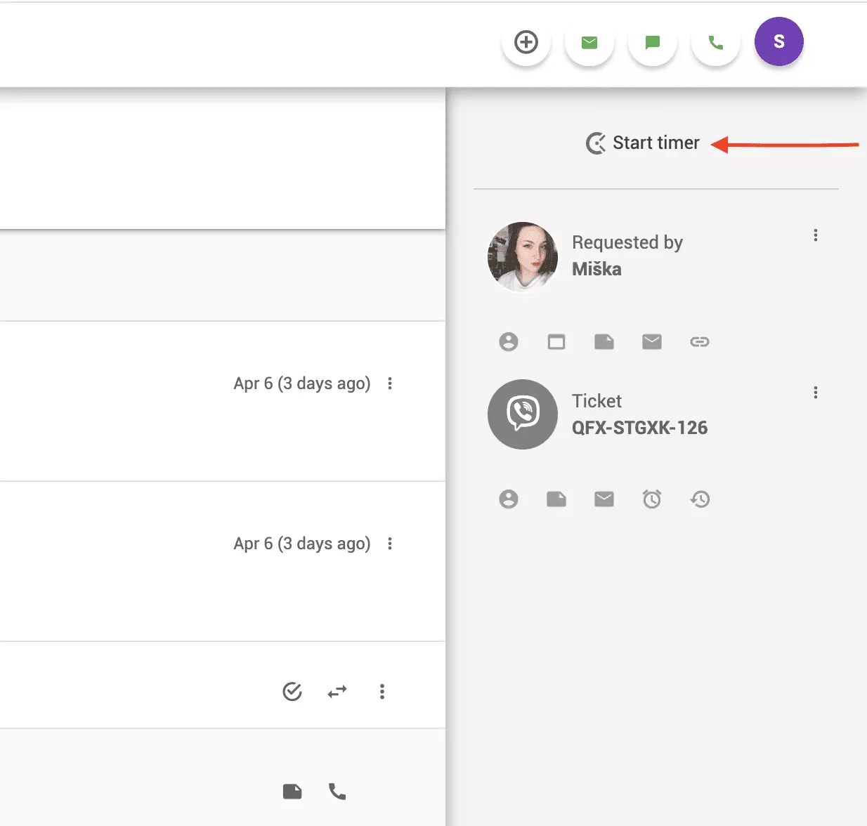 Clockify időmérő a LiveAgent jegyben
