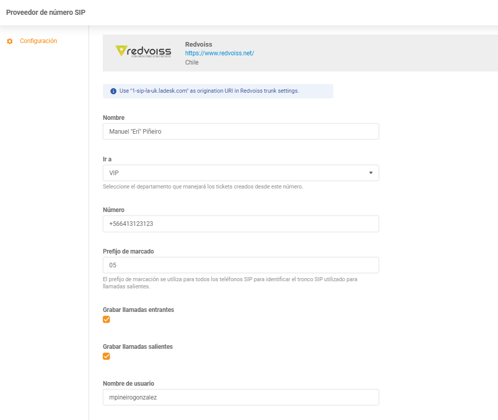 Redvoiss hitelesítési adatok