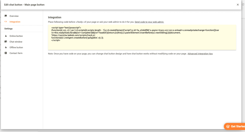 CS-Cart integrációs kód