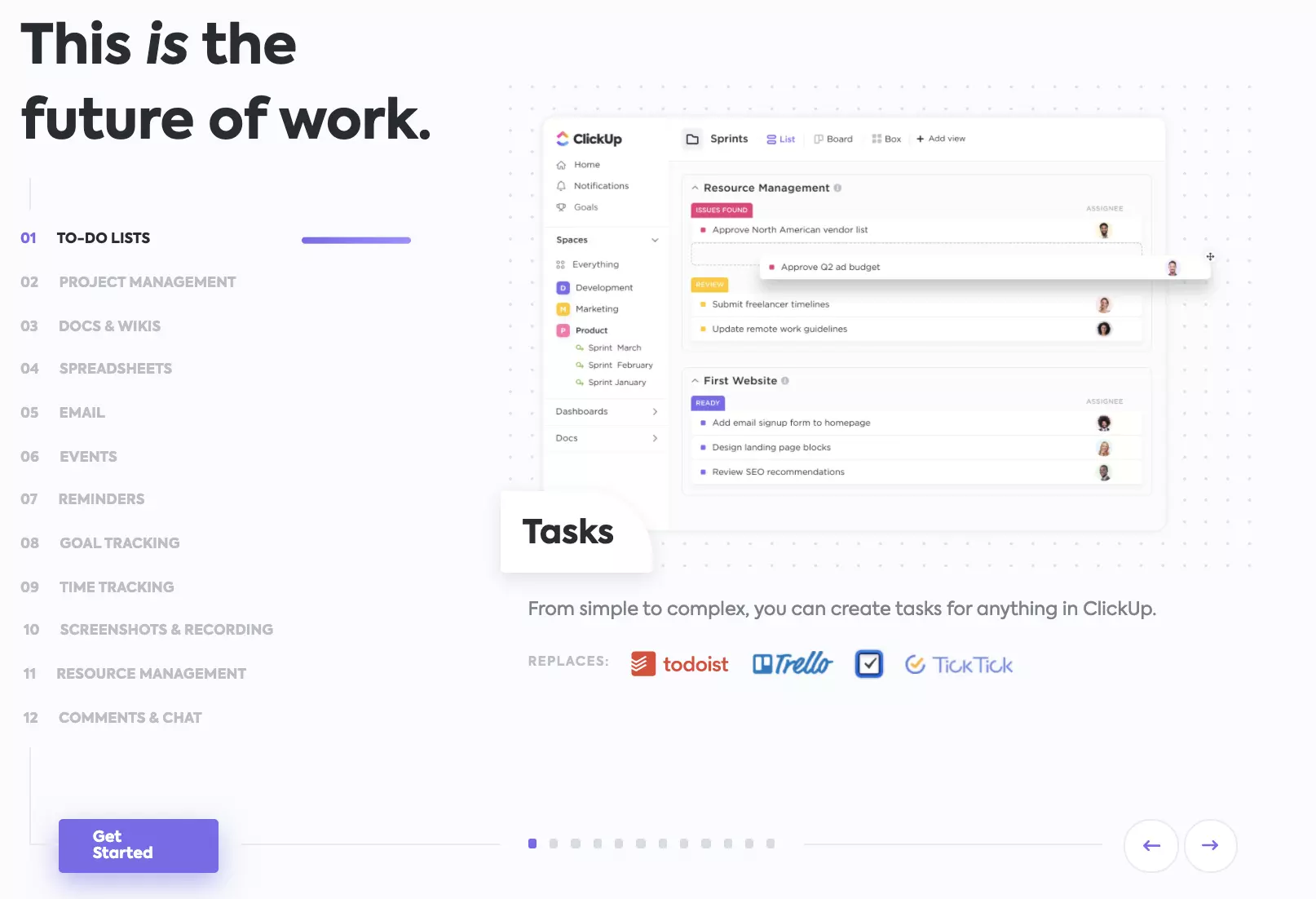 API Generator a ClickUp-ban