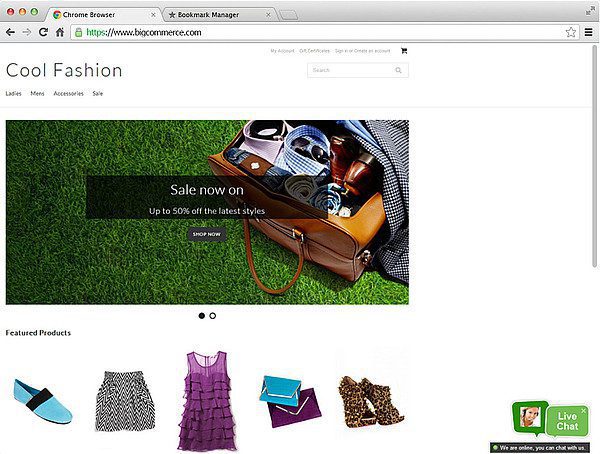 Bigcommerce livechat LiveAgent integráció