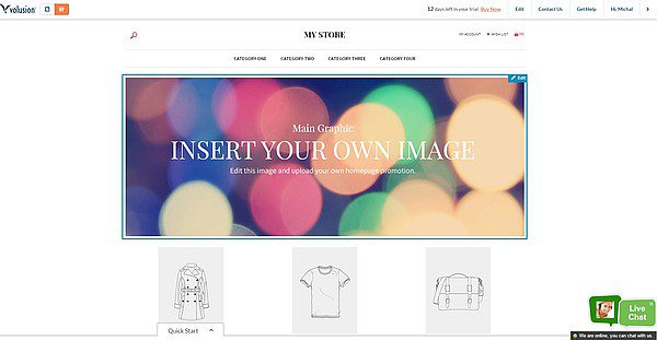 Volusion LiveAgent élő chat integráció