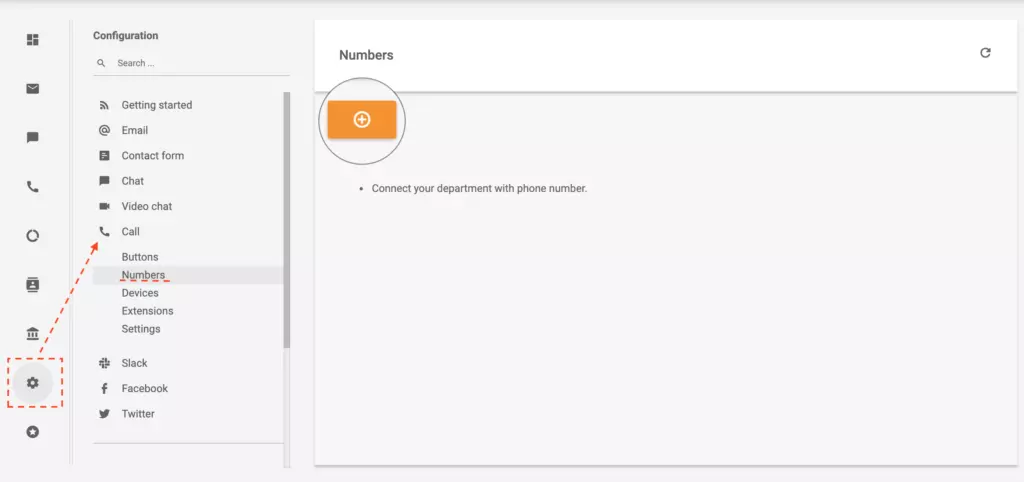 LiveAgent navigáció