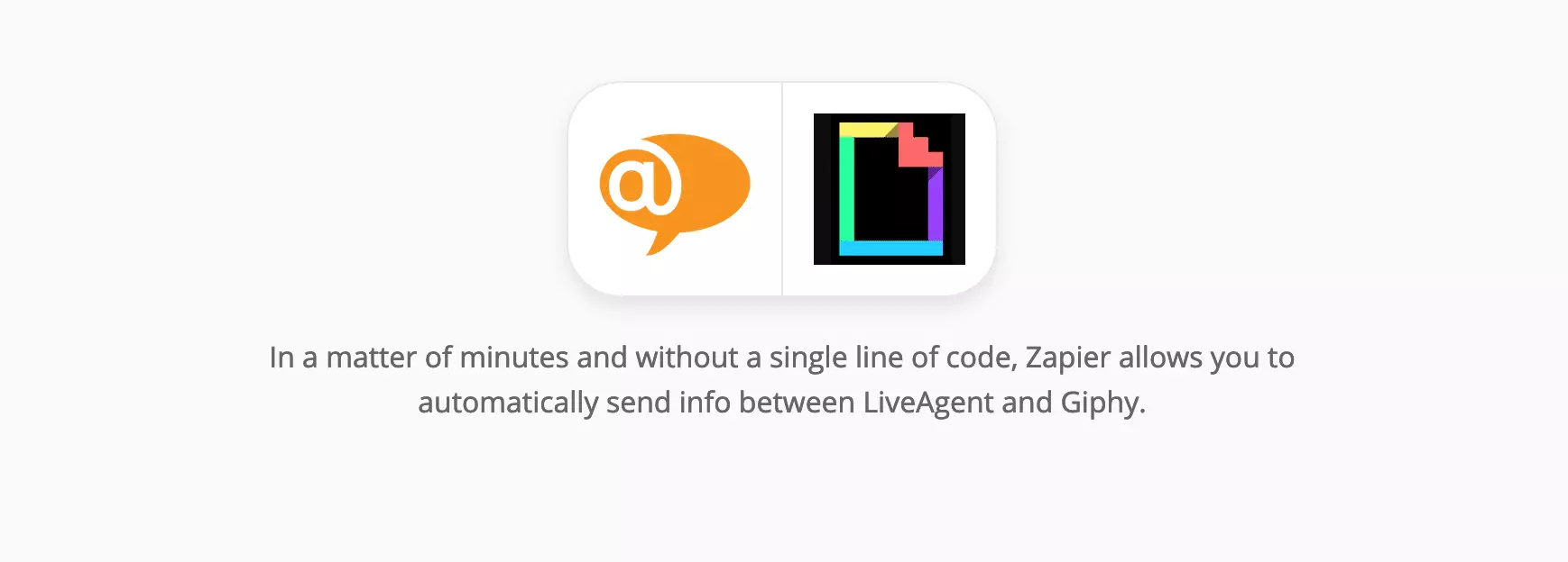 LiveAgent és Giphy integráció a Zapier-en
