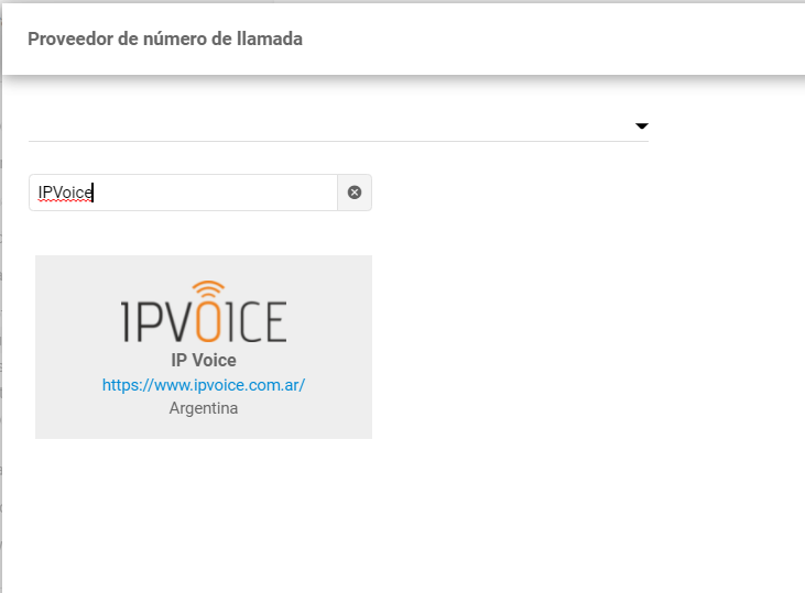 IP Voice keresése