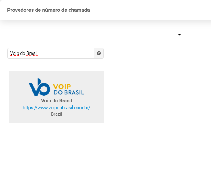 Voip do Brasil keresése