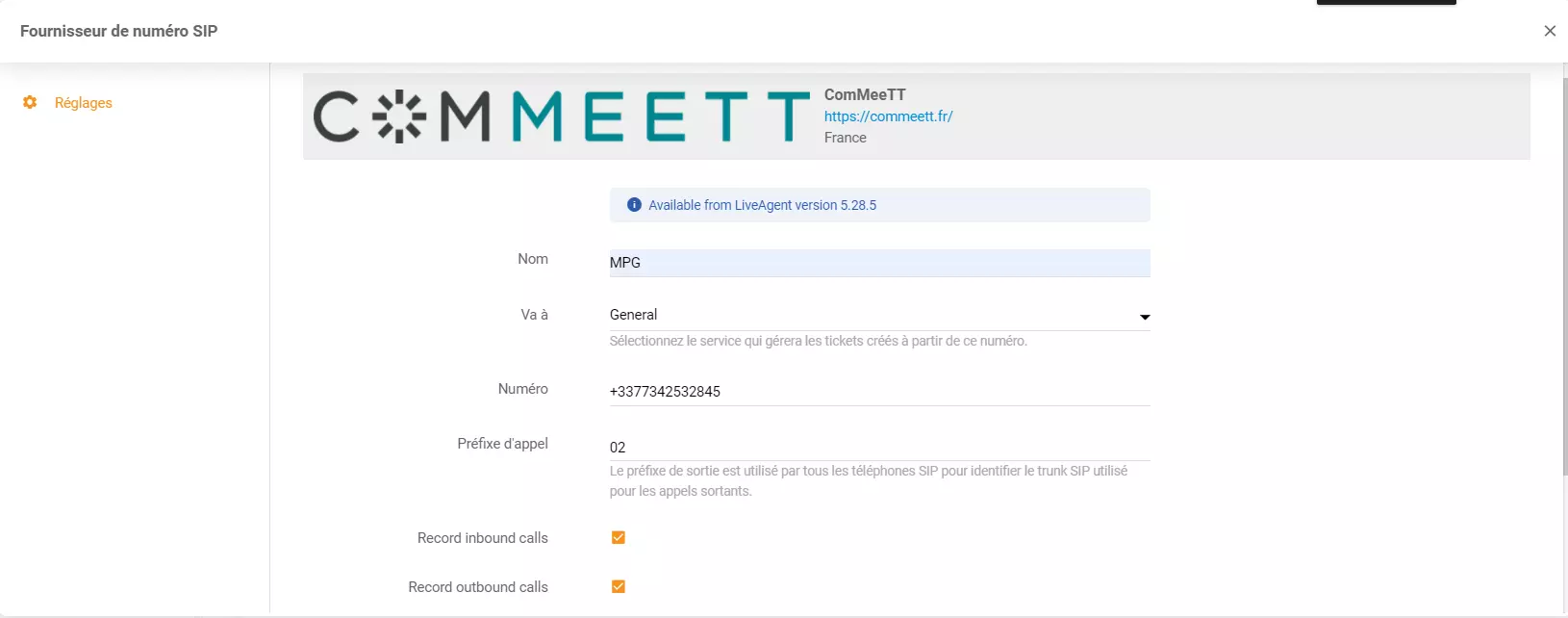 ComMeeTT hitelesítési adatok