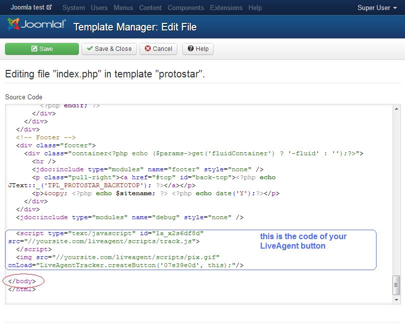 Joomla sablon szerkesztő