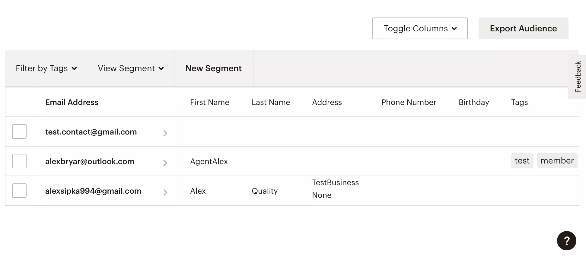 Új előfizető lett hozzáadva a Mailchimp-hez a sikeres integráció után