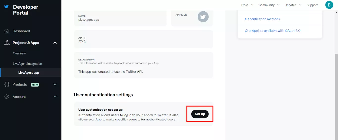 Twitter (X) fejlesztői alkalmazás beállítása