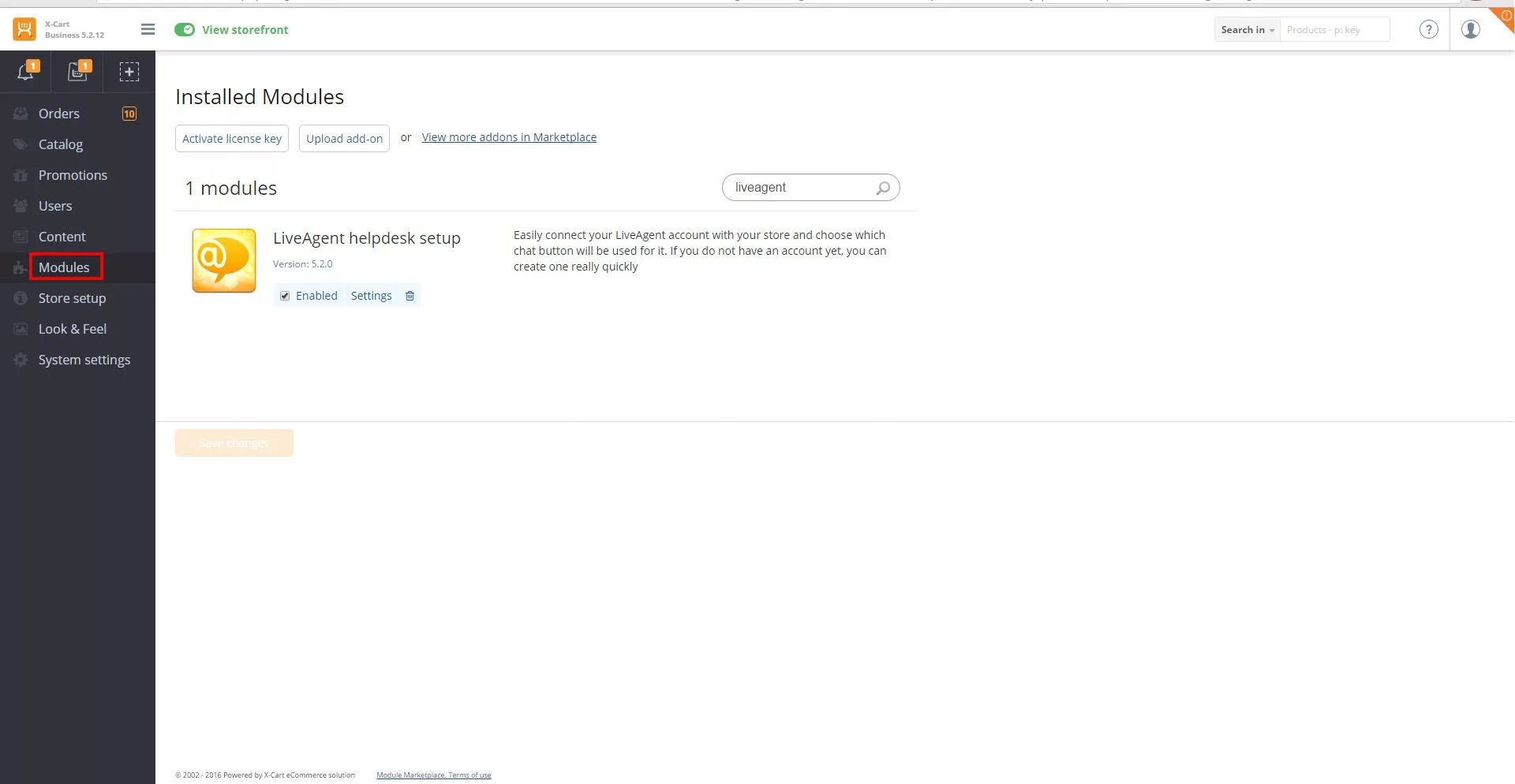 X-Cart LiveAgent integráció beállítása