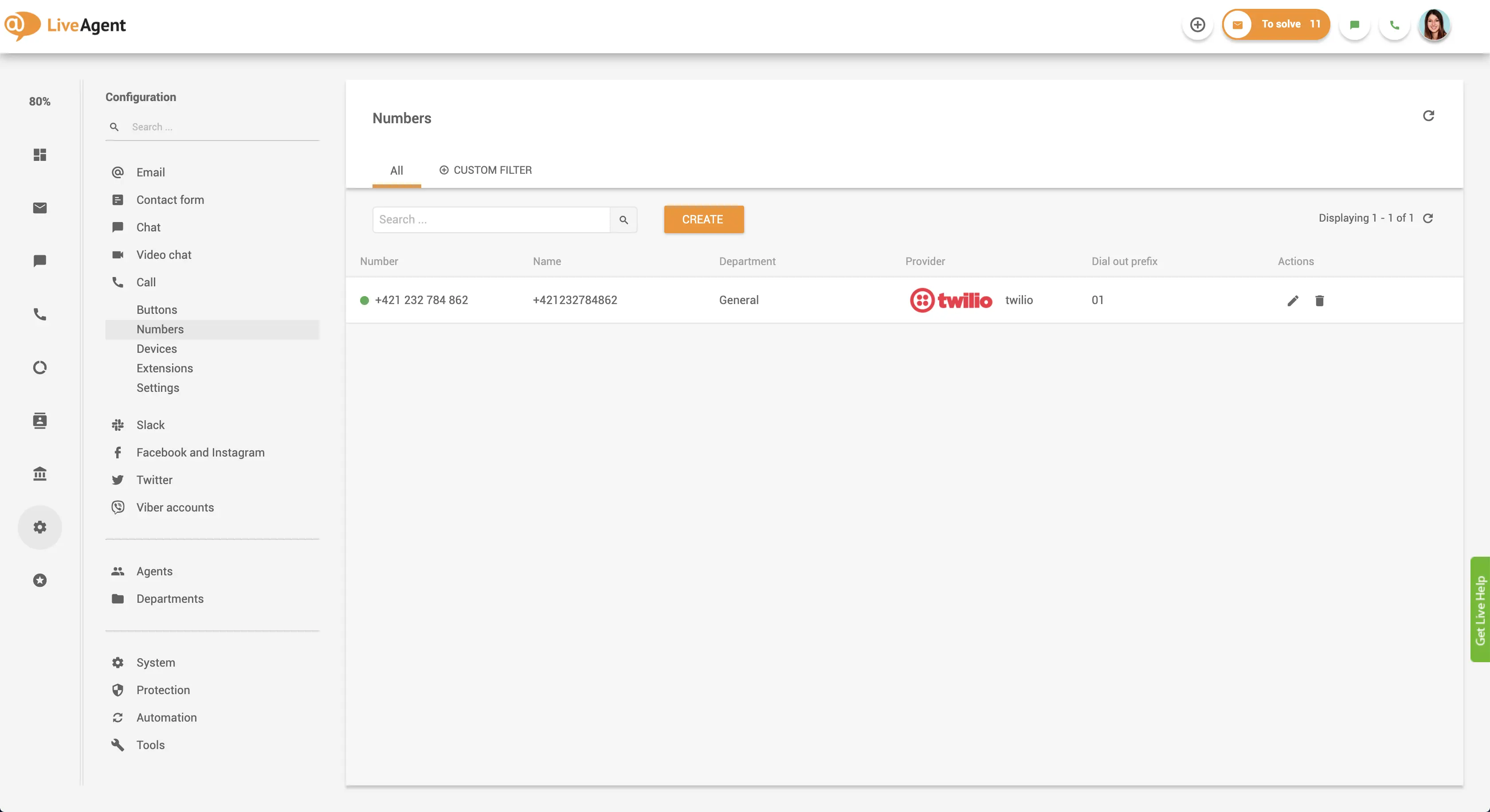 Telefonszám csatlakoztatási felület