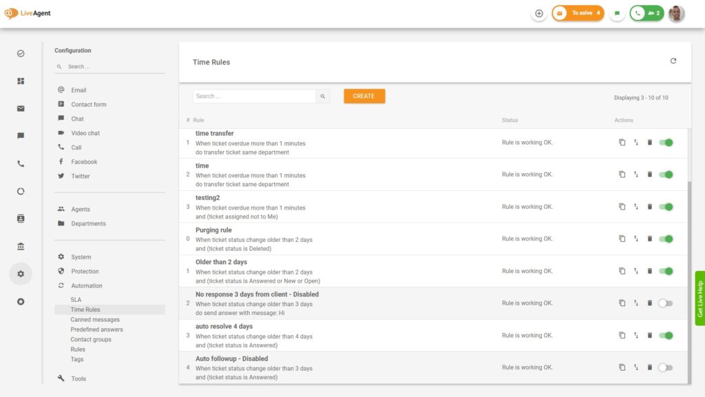 Automatizálási szabályok a termelékenység javítása érdekében