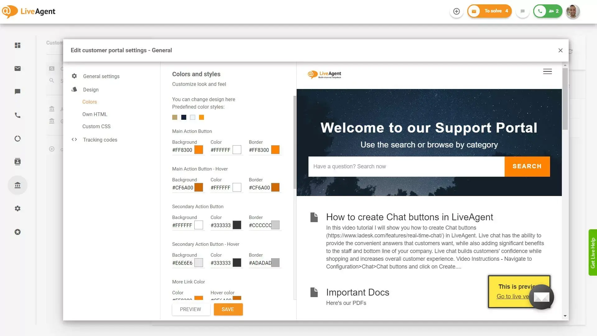 LiveAgent tudásbázis