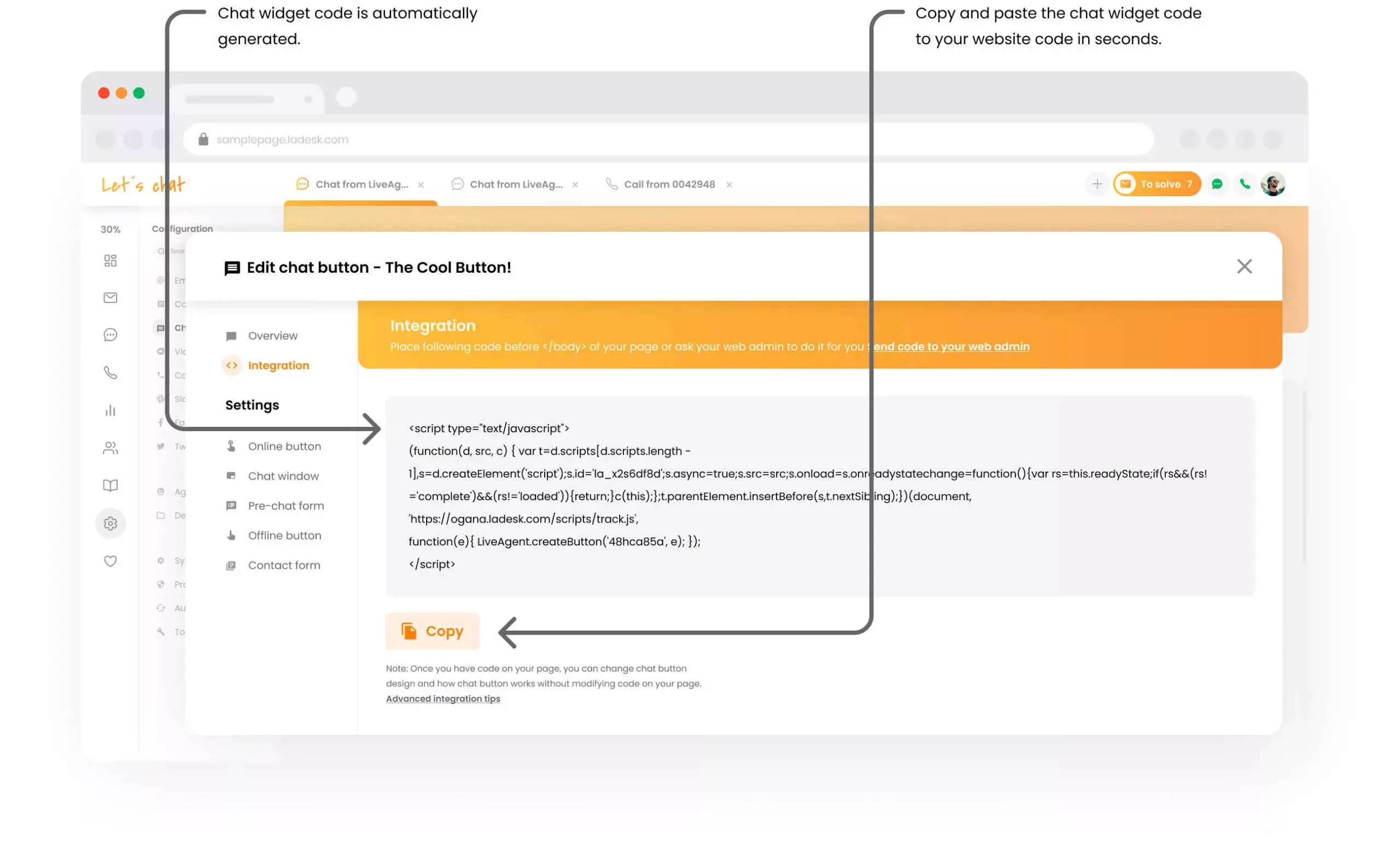 Integrálja a webhelyre