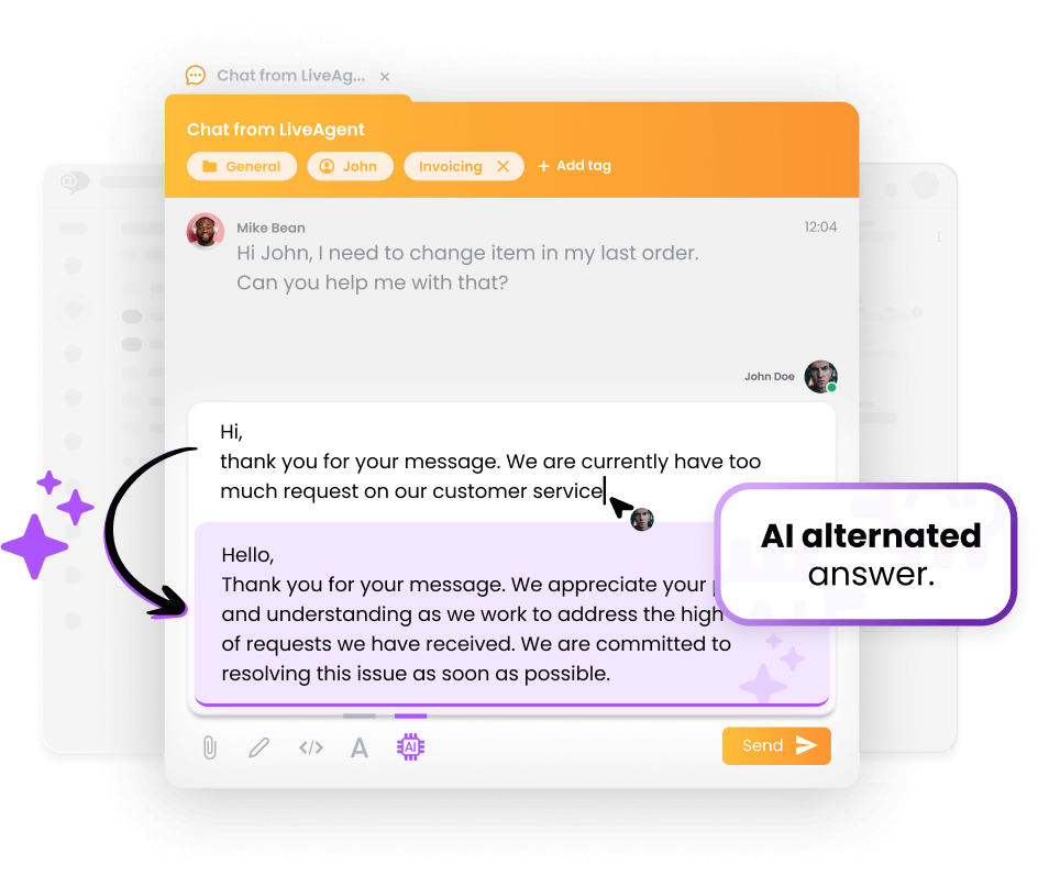 LiveAgent AI asszisztens