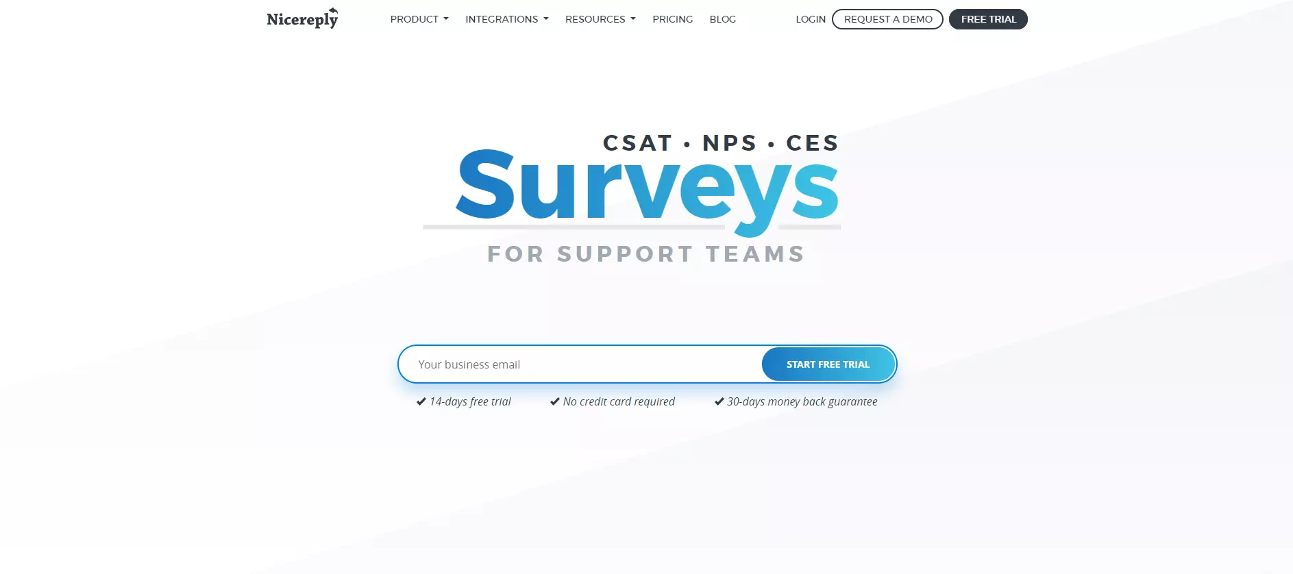 NiceReply kezdőoldal