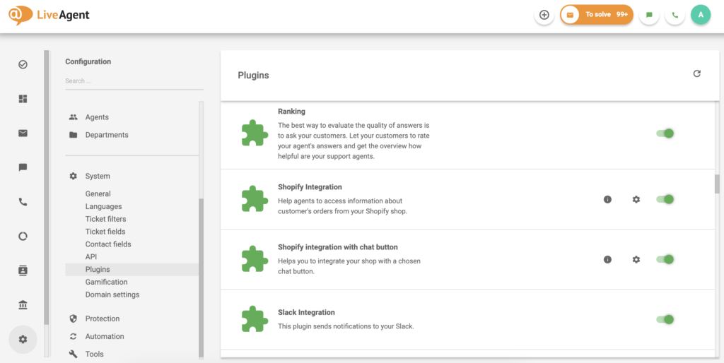 Shopify integráció az ügyfélélmény szoftverrel