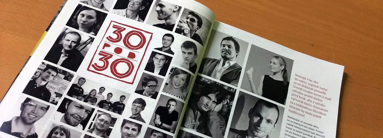 WebSupport a Forbes 30 under 30 listán