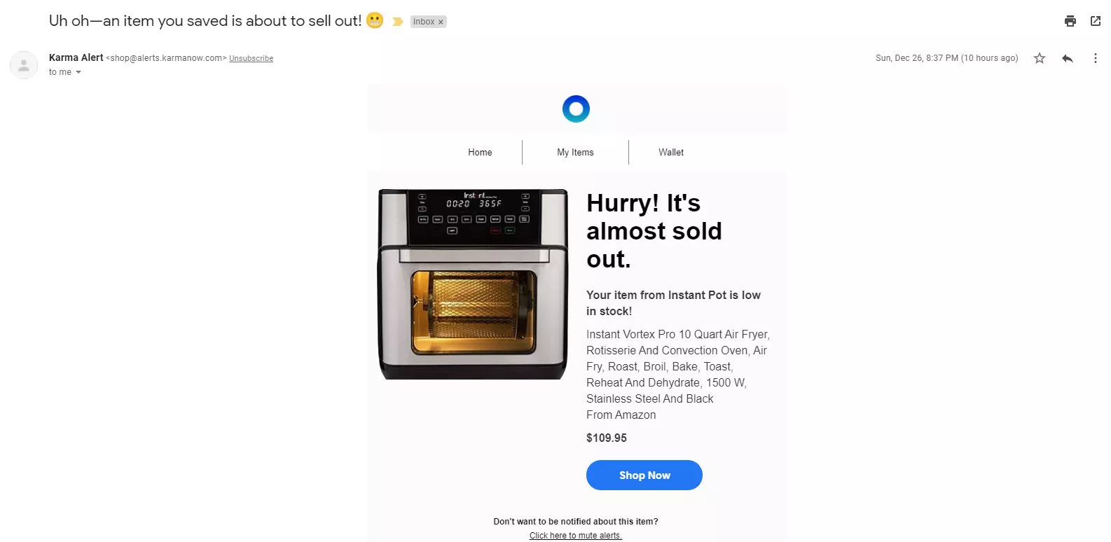 Karmanow utolsó lehetőség e-mail