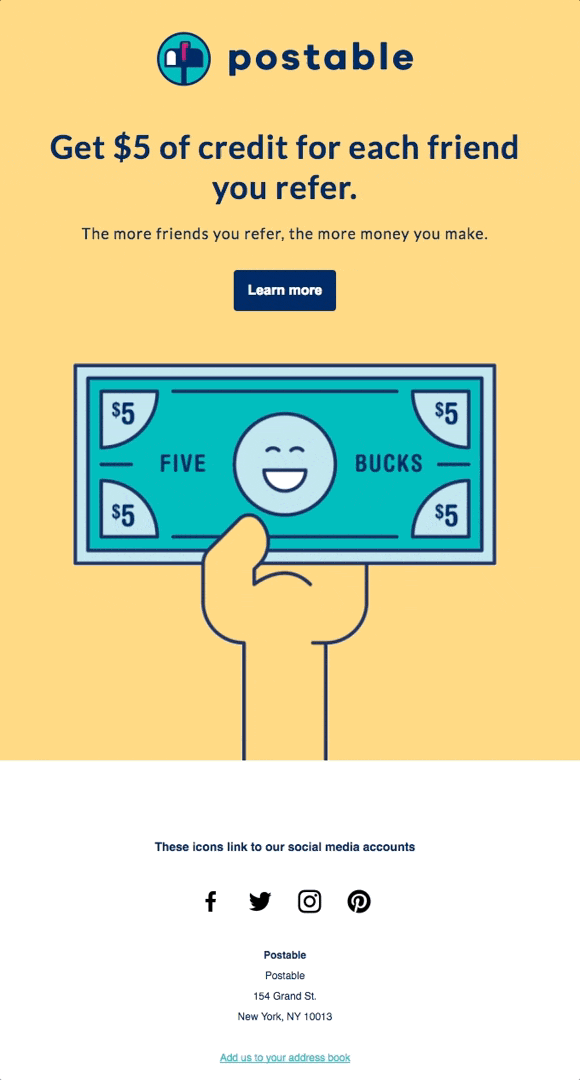 Ajánlói marketing program példa